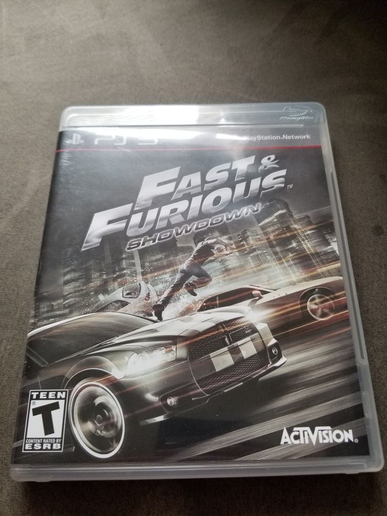 Fast & Furious Showdown/Xbox 360 Game/PreOwned