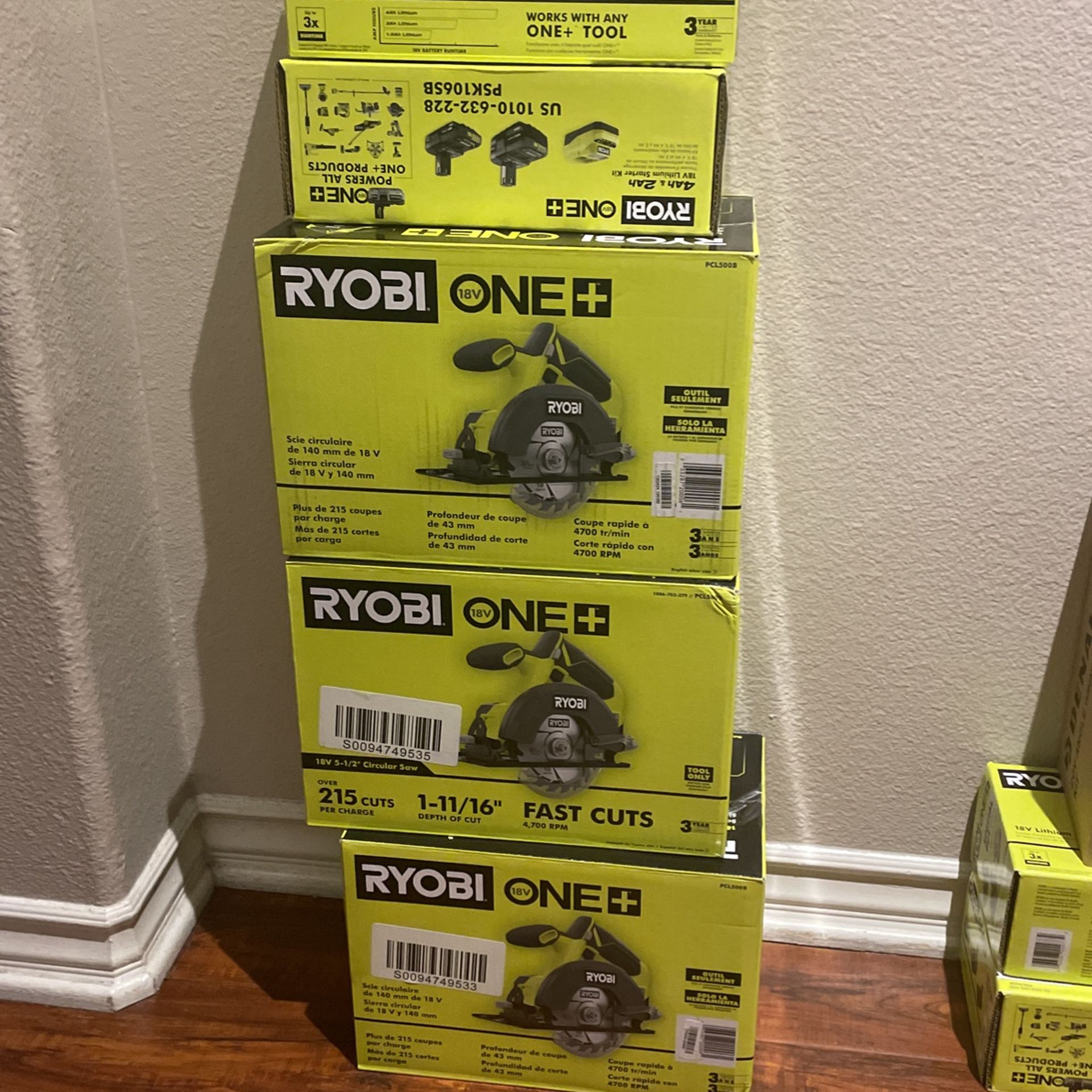 $130 Value! Ryobi One+ Circular Saw w/ Lithium Starter Kit