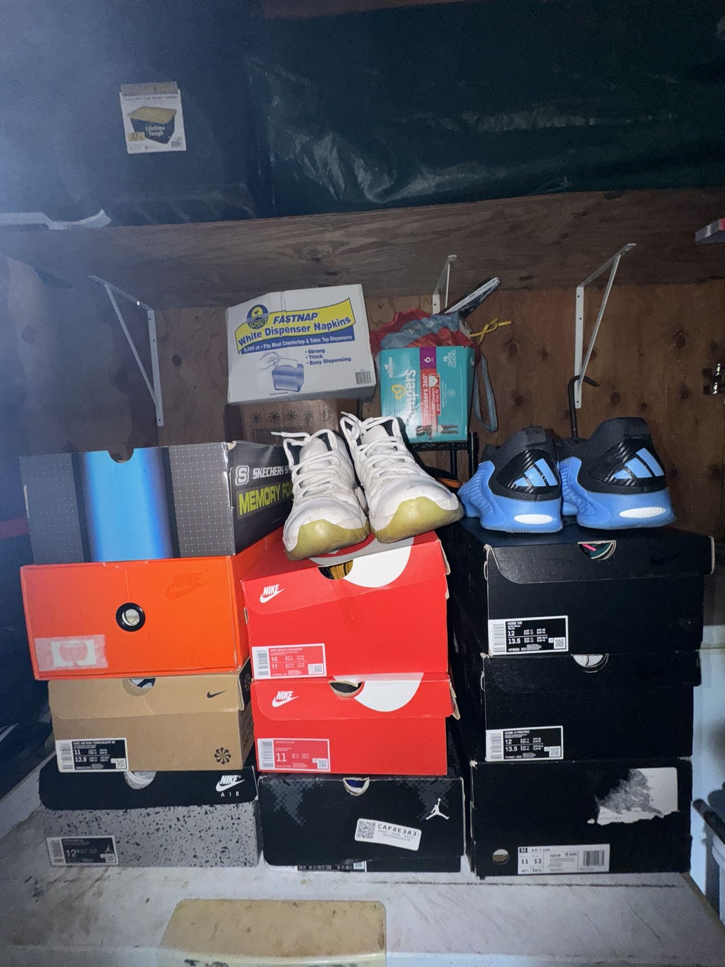 Multiple Basketball Shoes
