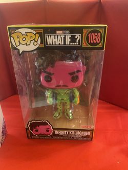 Funko Marvel Pop! Infinity Killmonger Jumbo 10 Inch Blacklight Target Exclusive