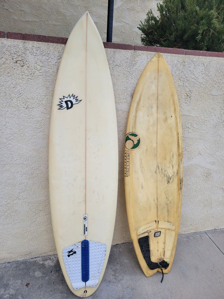 TWO 2 GREAT SURFBOARD S SURF BOARD 6 FT $99