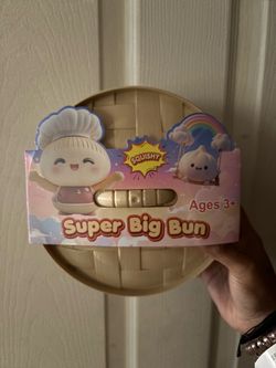 Super Big Bun Squishy Toy Ages 3+