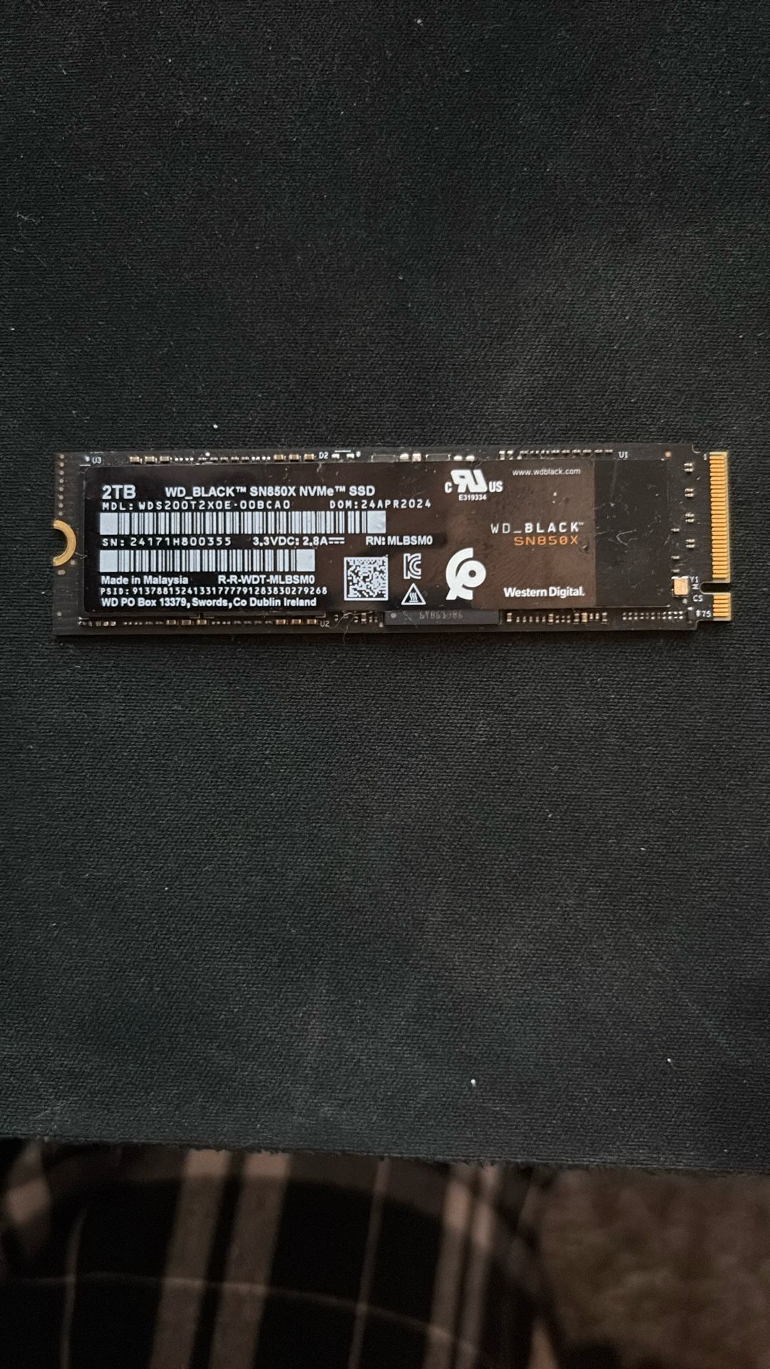 SN850X 2Tb Storage