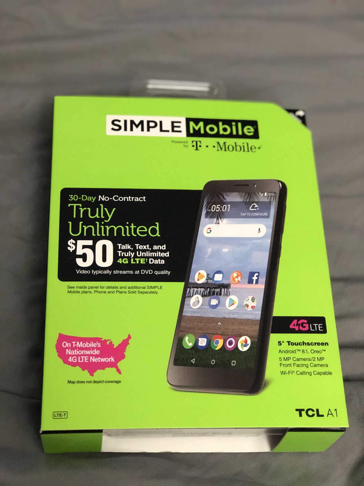 Simple mobile TCL A1