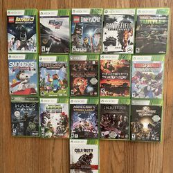Xbox 360 Games - Halo, Ninja Turtles, Call Of Duty, More