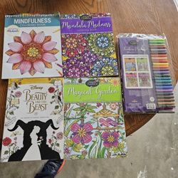 Coloring Books And Markers