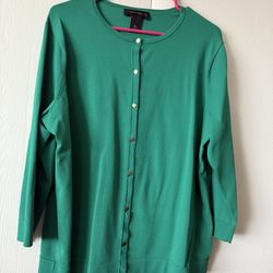 Green Cardigan For Women 