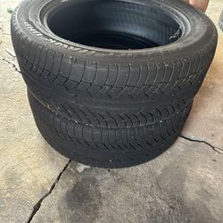2 Winter And 2 All Season Barely Used Tires Bridgestone