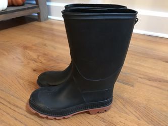 Boys size 1 Rain boots