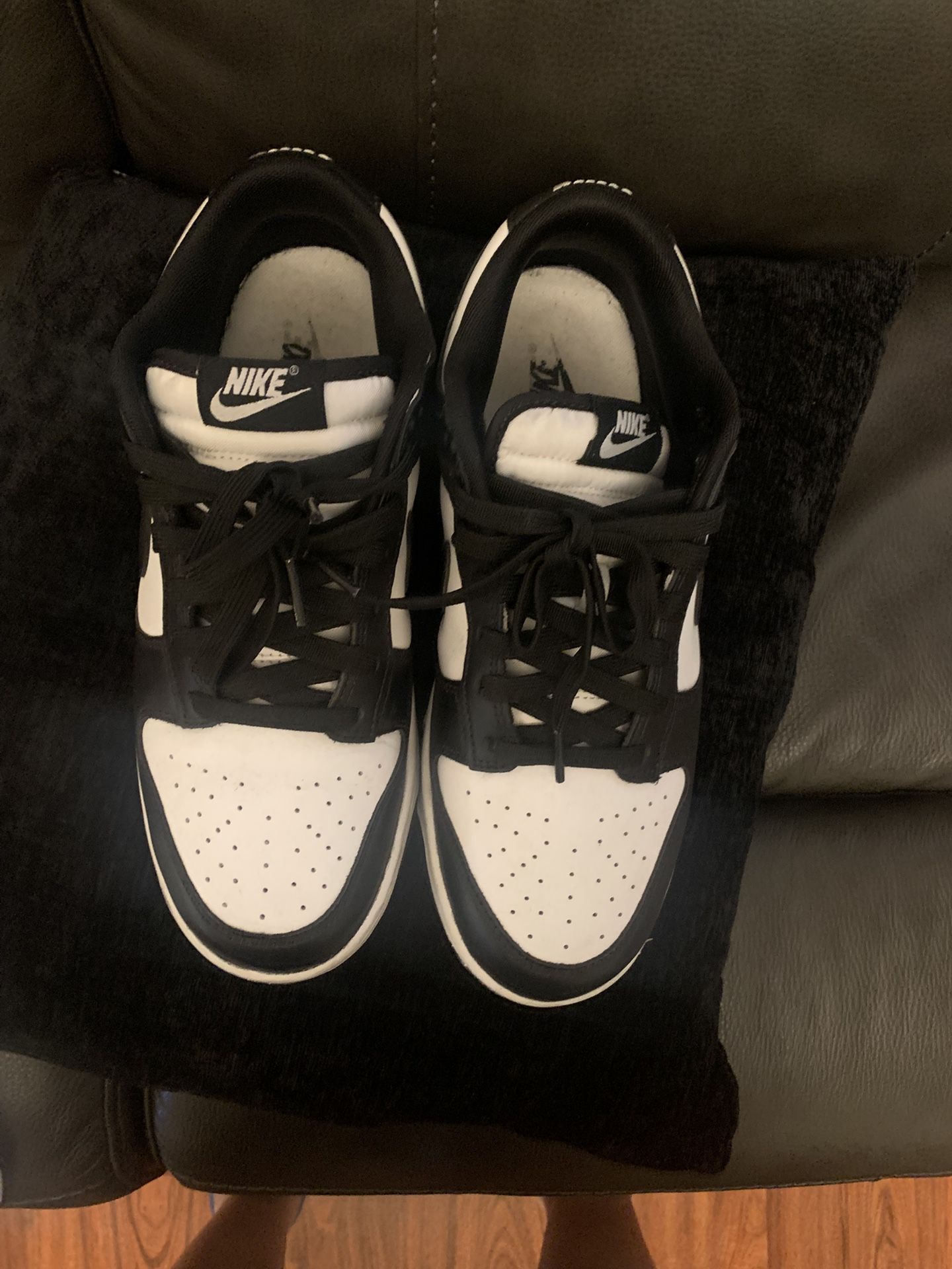 Black N White Nike Dunks
