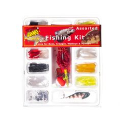 🔥NEW🔥 Arkie Lures Fishing Kit for Bass, Crappie, Walleye, Panfish, 112 Pieces
