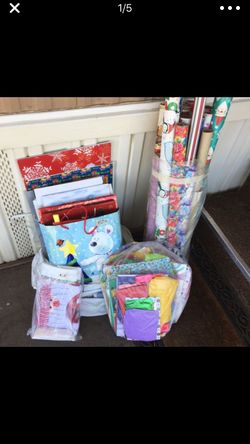 Christmas paper and bags for gifts all good