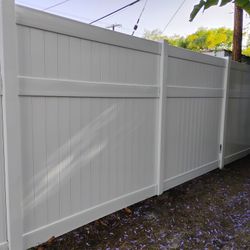 Vinyl Fence 8 Ft Tall