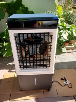 7.9 Gal. 3-Speed High-Performance Evaporative Cooler, 17.0MPH Wind, 3-Sided Wet Curtain