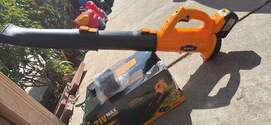 Leaf Blower Cordless,650CFM Electric Leaf Blower with 2 4.0Ah Battery Powered and Fast Charger, Powerful Cordless Blowers for Lawn Care, Patio, Dust, 