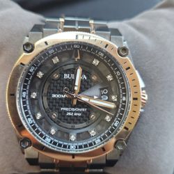Bulova Precisionist Rose Gold Mens