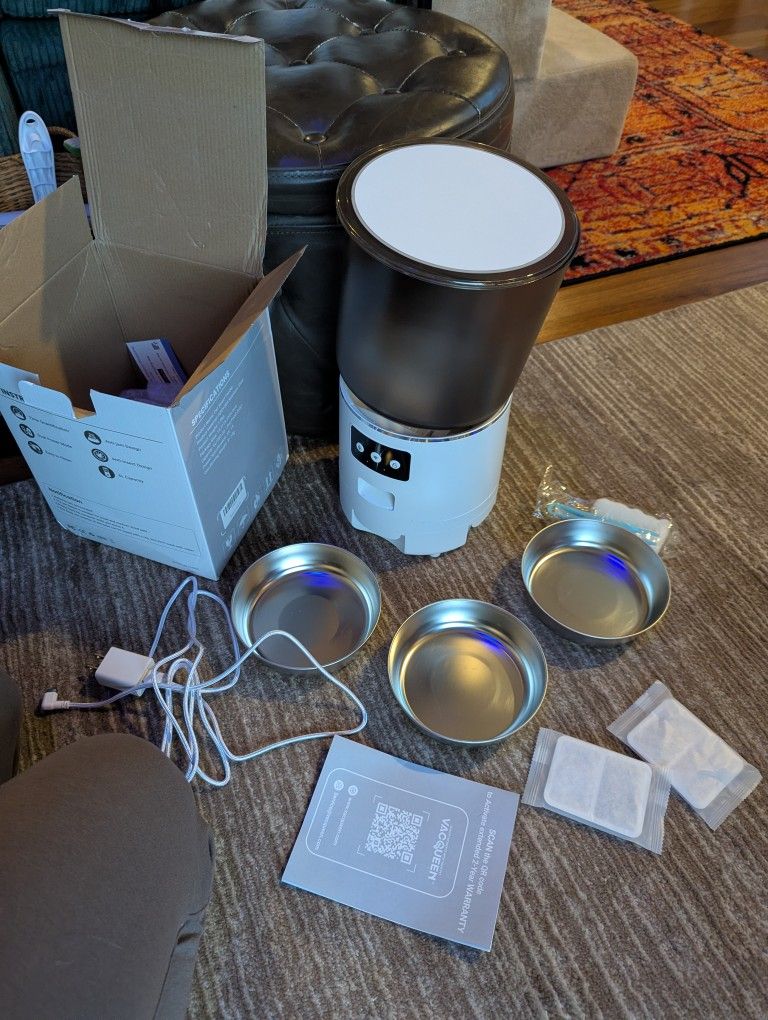 Automatic 3 Cat Feeder Wifi Control