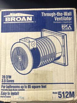 Broan Bathroom Ventilator
