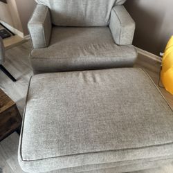 Couch, Chair And Ottoman Frome Crate And Barrel 