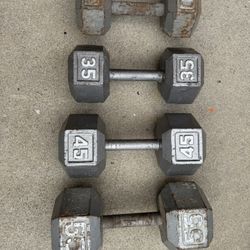 Dumbbells Weights 165 Lbs