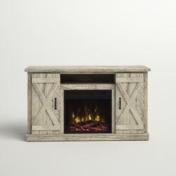 Farmhouse-style TV stand