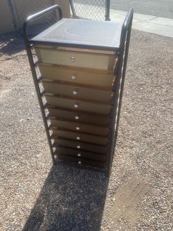10-Drawer Rolling Storage Cart Organizer