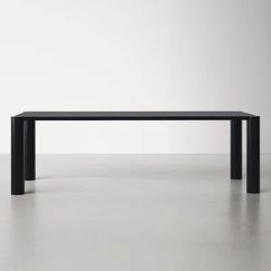 Channing Solid Wood dining Table Black