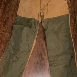 SafTBak Men's Khaki and Green Trousers Vintage 80’s Outdoor/Hunting Size 34 