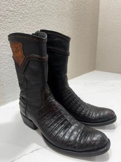 CUADRA Crocodile Boots and Belt Set