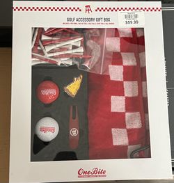Barstool Sports One Bite Gift Box Set (Golf Balls, Tees, Marker, Towel, Divet Puller)