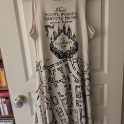 Harry Potter Marauder's Map Sleeveless Dress