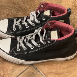 Men’s Black Mid Rise Converse - 9.5