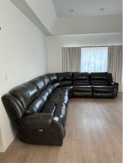 Leather couch