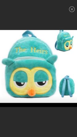 New heirs plush backpack
