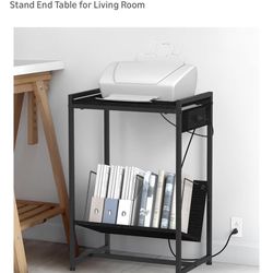 Printer Stand/night Stand With Outlet
