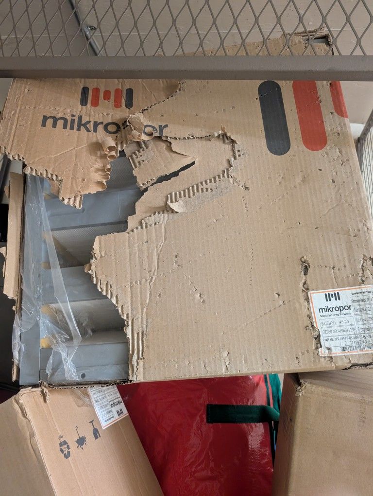 2 New Mikropor Air Filters (Part # Is Pictured)