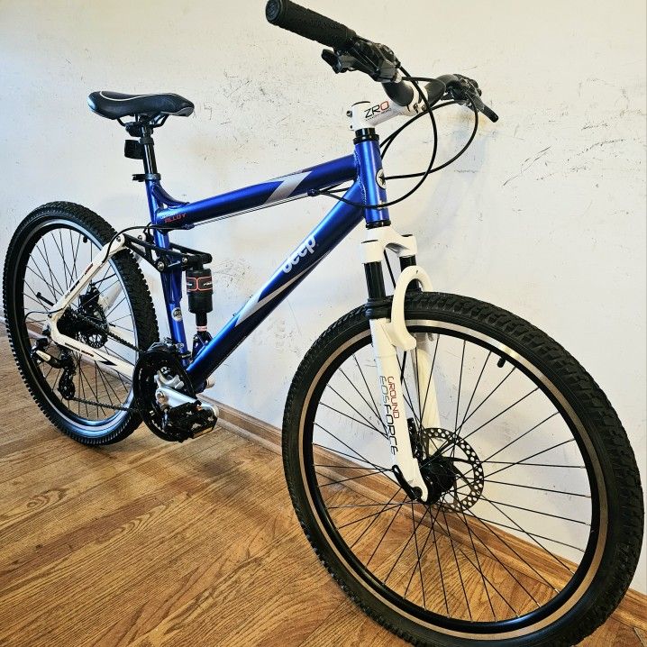 26" JEEP CHEROKEE Aluminum Dual Suspension MTB Downhill Adventure Bike