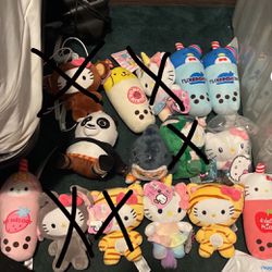 Hello Kitty And Other Plushies 