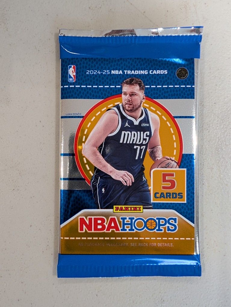 Panini NBA Hoops 2024-25 Trading Cards - 16 Packs