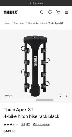 Thule 4 Bike Hitch Mount Carrier