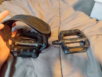 pedals with strap