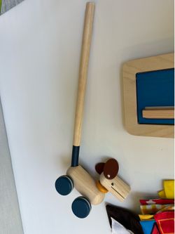 PlanToys Push & Pull Puppy Wooden Toddler Toy