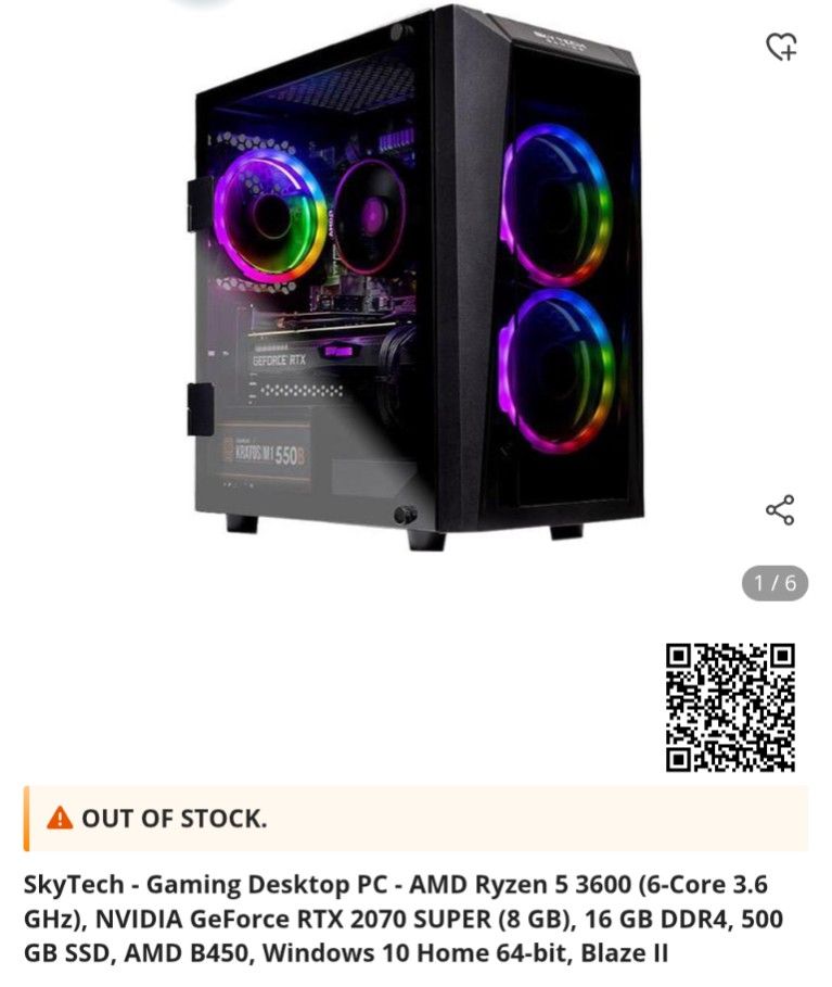 SkyTech Gaming PC