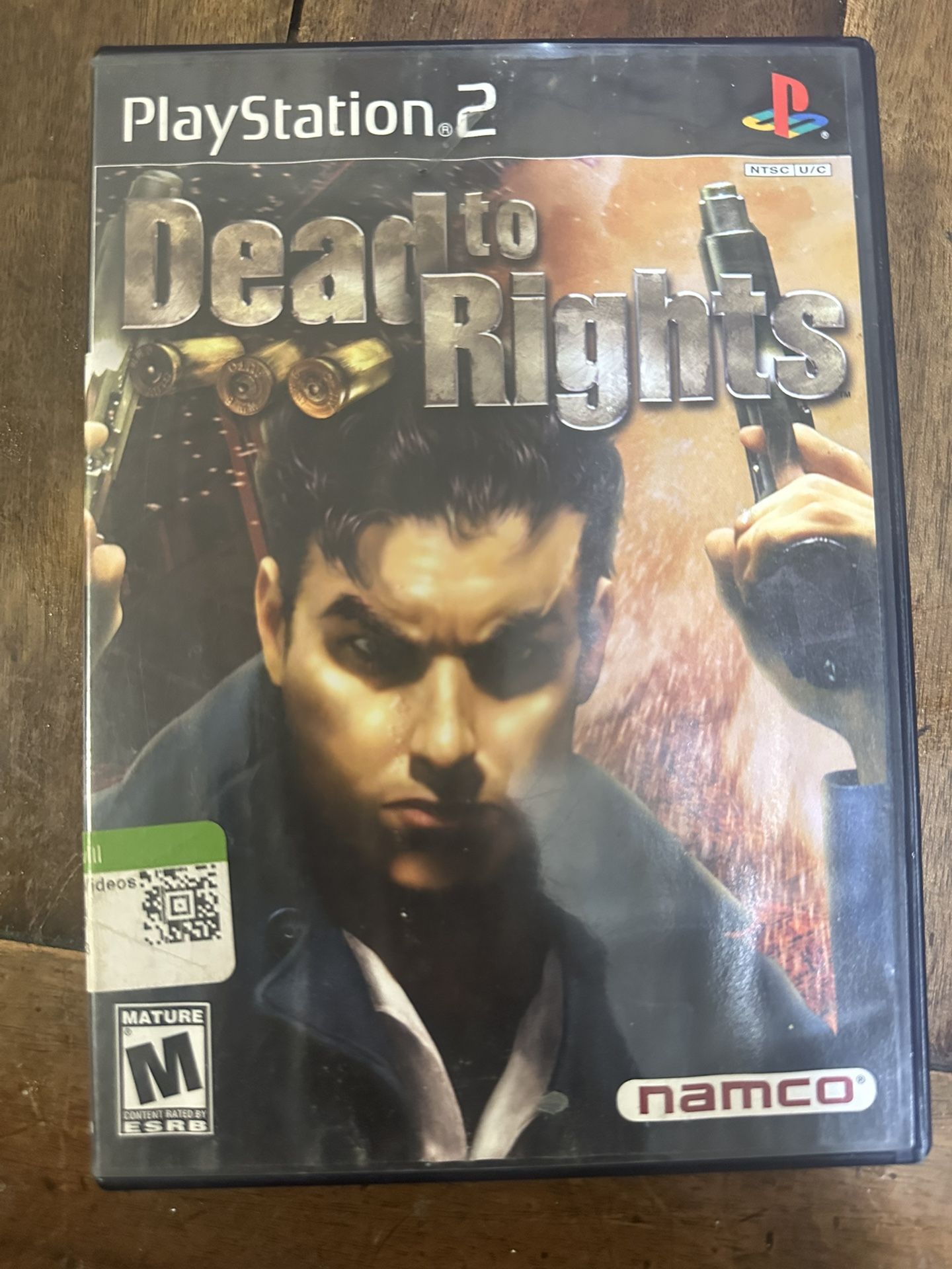 Dead To Rights PS2 Game 