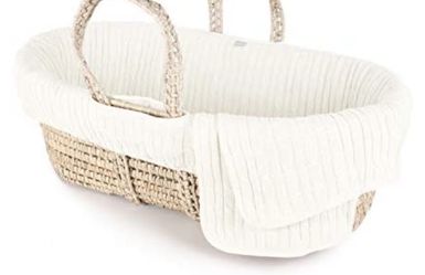 Moses Basket And Sherpa Bedding Set