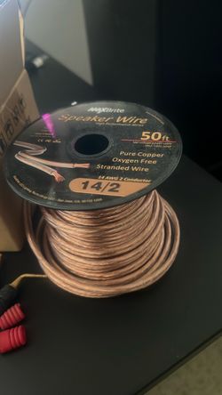 MaxBrite 14 AWG Speaker Wire 50ft Spool