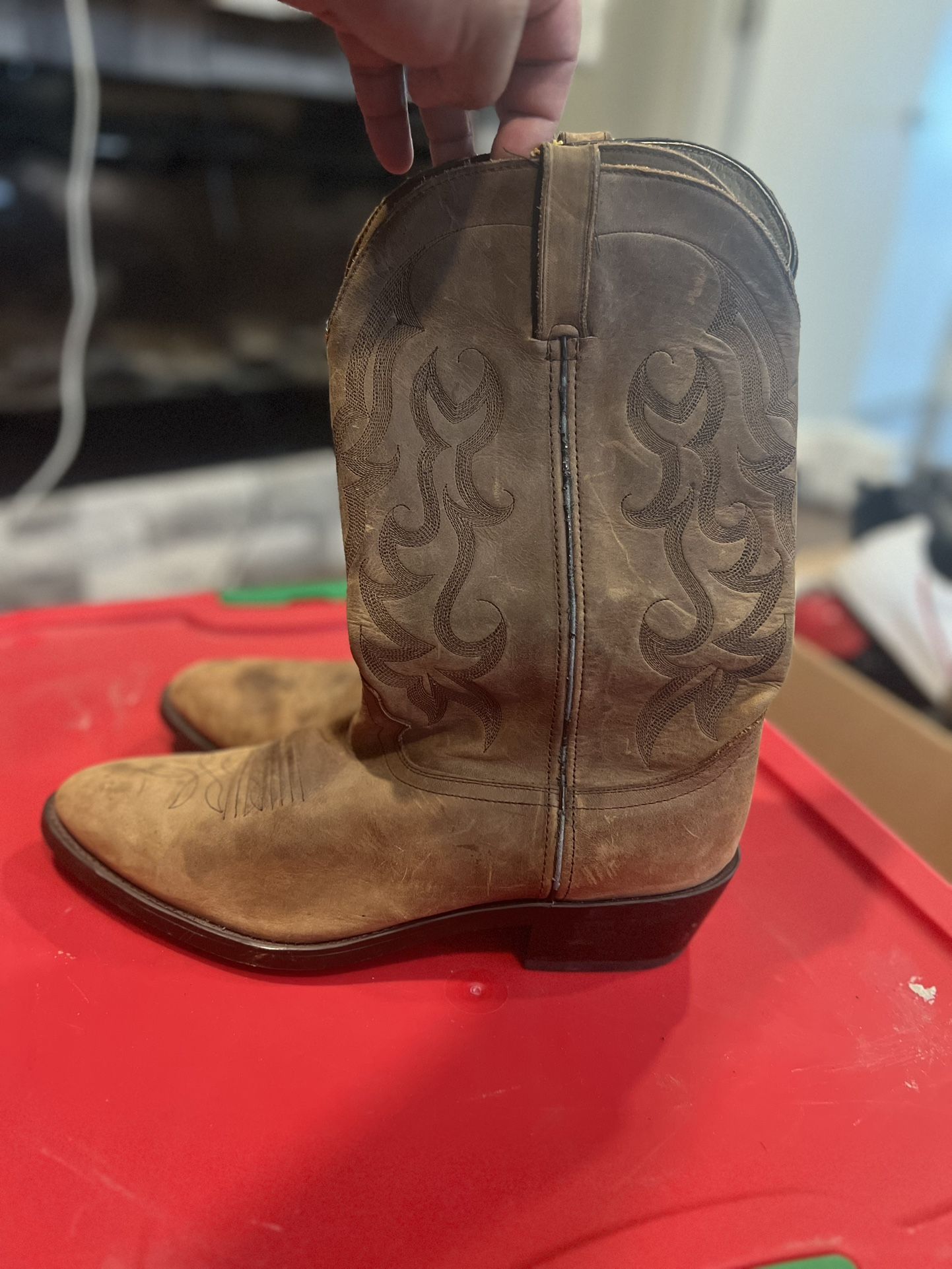 Mens Cowboy Boots 11.5 D