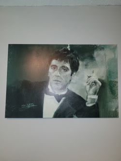 Scarface Famous Portrait Art