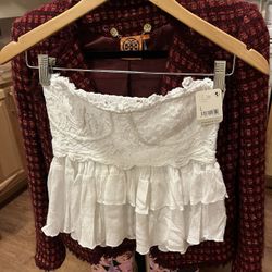 *NEW* Free People Intimately Adella Corset Cami Top Sz L $40