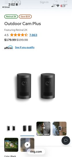 Outdoor Ring Cam Plus